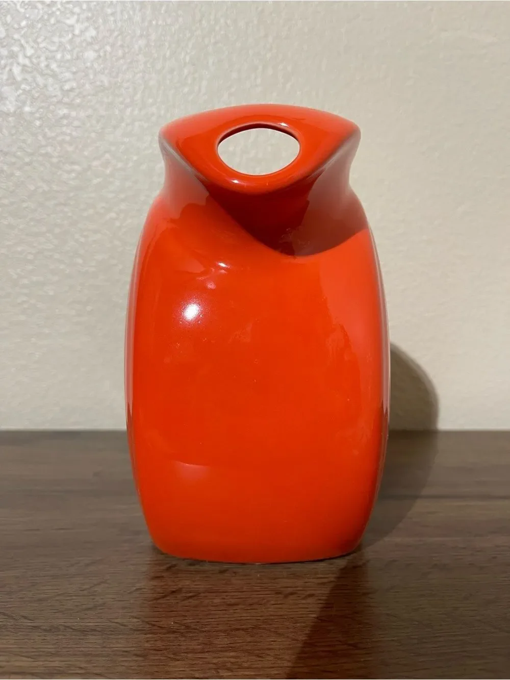 Fiesta Bright Orange Disc Pitcher